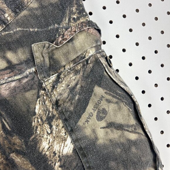 Mossy Oak Cargo Camo Pants Men XXL Wide Leg Hunting Vtg Baggy Y2K Tactical 44x32 - Picture 3 of 7